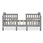 Dream On Me Portland 3 in 1 convertible Toddler Bed, Steel Grey
