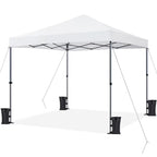 Renwick 8x8 Ft Instant Pop Up Canopy with One Push To Lock Setup Mechanism, Blue
