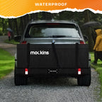 Mockins 60"x20"x6" Car Cargo Carrier Hitch Mount | 500 lbs Cap. Folding Hitch Basket with 16 CF Cargo Bag