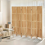 Aletheiawu 4 Panel Room Divider Wall and Folding Privacy Screens��No Installation Required��White