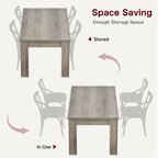 Dining Table for 4-6,63-inch Dining Tables for 4,Farmhouse Kitchen Table with Large Tabletop,Rectangular Dining Room Table,Kitchen Dining Table Dinner Table for Kitchen,Living Room��Only table��