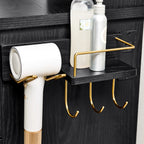 Better Homes & Gardens Lillian Vanity Desk with LED Lighted Mirror, White Finish