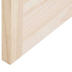 LTL Home Products Pinecroft Tuscany Decorative Glass/Raised Panel Interior Bifold Solid Pine Wood Door, 24" x 80", Unfinished Pine 24x80 Inch
