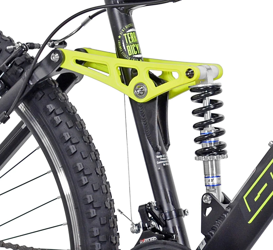 29" Incline Men's Mountain Bike, Black/Yellow