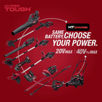 Hyper Tough 20V Max 22-inch Cordless Battery Powered Hedge Trimmer, HT21-401-003-07