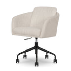 Better Homes & Gardens Juliet Office Chair, Ivory Boucle and Matte Black