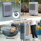 YougetTech 37'' Portable 3000CFM Evaporative Air Cooler
