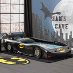Delta Children DC Comics Batman Batmobile Car Plastic Twin Bed, Black