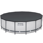 Bestway: Steel Pro MAX 15' X 48" Above Ground Pool Set - 4231 Gallon, Outdoor Family Pool, Corrosion & Puncture Resistant, Includes Filter, Pump, Ladder & Cover