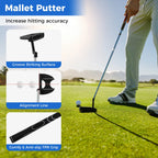 Costway Men's Complete Golf Clubs Package Set 10 Pieces Includes Alloy Driver