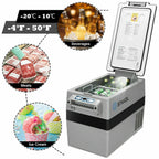 Gymax Portable Refrigerator Vehicle Car Compressor Freezer Cooler 44-Quart
