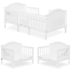 Dream On Me Portland 3 in 1 convertible Toddler Bed, Steel Grey