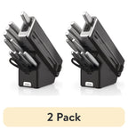 Ninja NeverDull Essential 12-Piece Stainless Steel Knife Set with Built-in Sharpener, K22012