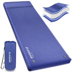 Elegear Self Inflating Sleeping Pad, 3.1" Ultra-Thick Memory Foam Camping Pad with Pillow Fast Inflating in 20s Insulated Camping Mattress Pad 4-Season Camp Sleeping Mat for Camping/Car/Tent