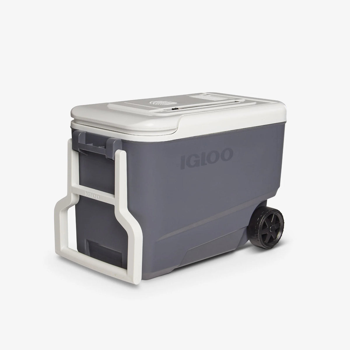 Igloo 35 qt Hard Sided Electric Wheeled Thermocooler, Gray