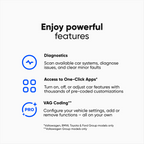 New! OBDeleven 3 Scan Tool, OBD2 Bluetooth Car Code Reader, Auto Diagnostic Scanner for iOS & Android