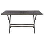 SAFAVIEH Outdoor Collection Akita Folding Table Black