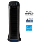 Honeywell Air Genius 5 Air Purifier with Washable Filter, Large Rooms, 250 sq ft, Black, HFD320