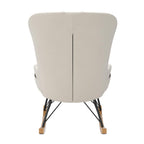 Baby Relax Robbie Rocker with Storage Pockets. Beige Linen
