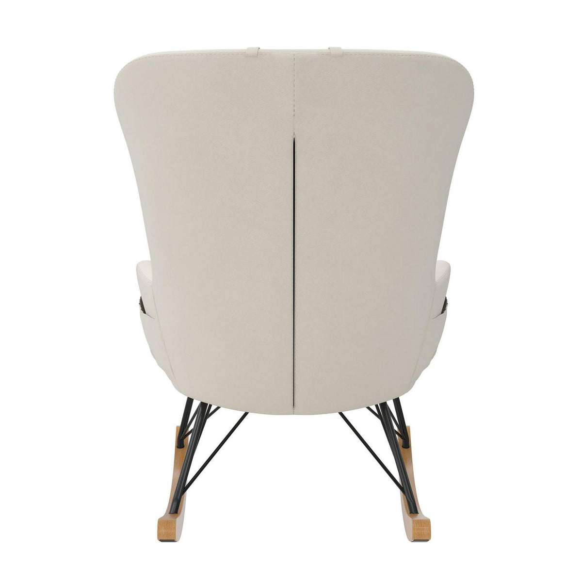 Baby Relax Robbie Rocker with Storage Pockets. Beige Linen