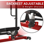 syedee Vertical Leg Press Machine, 600LBS Leg Strengthening Workout Machine with Transport Wheels and 3 Height Choice