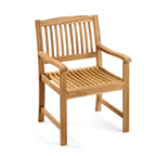 Pebble Lane living Santorini Grade A Teak Patio Dining Chair