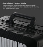 All Aluminum Magnesium Hardshell Carry On Luggage with Lock, Airline Approved Hardside Carry on Suitcase with Spinner Wheels, Checked Metal Rolling Luggage Case for Travel, Business