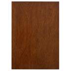 Walnut Cabinet With 6 Shelves, Adjustable Glass & Mirrored Back Design Shelf Lighted Corner Curio Shelves In