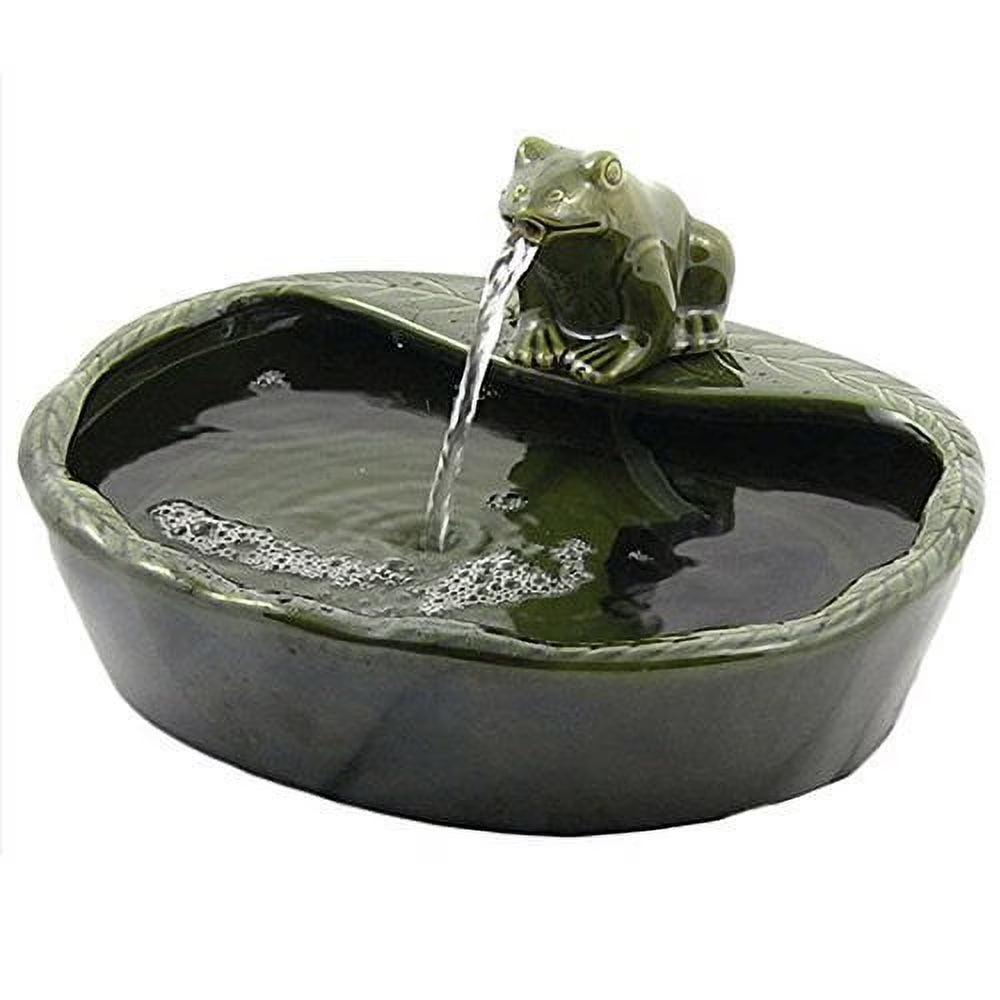 ASC Terracotta Sundance Ceramic Solar Water Fountain
