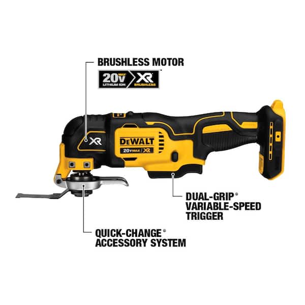 20V MAX Cordless 9 Tool Combo Kit with (2) 20V 2.0Ah Batteries and Charger
