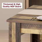 Dining Table for 4-6,63-inch Dining Tables for 4,Farmhouse Kitchen Table with Large Tabletop,Rectangular Dining Room Table,Kitchen Dining Table Dinner Table for Kitchen,Living Room��Only table��