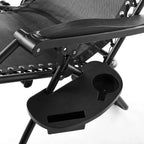 Mainstays Zero Gravity Chair Lounger, 2 Pack - Black