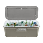 Coleman 316 Series 150QT Hard Chest Cooler, Silver Ash