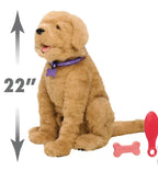 FurReal Biscuit My Lovin�� Pup-22 INCH- Responds To Voice Commands- Animatromic Motion Activated Life Size