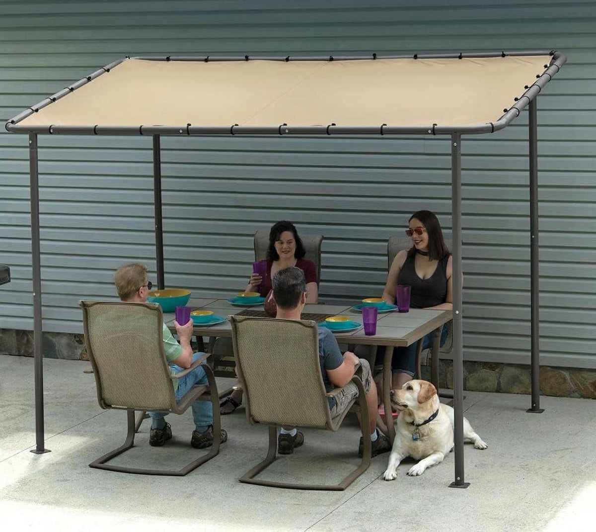 ShelterLogic 10' x 6' Outdoor Solano Canopy, Water-Resistant