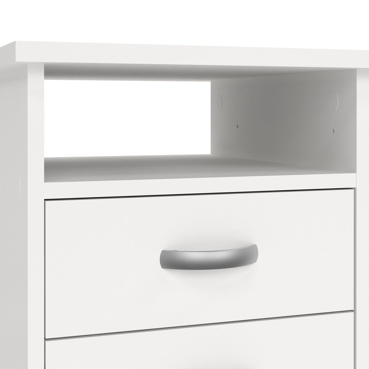 Tvilum Walden 5 Drawer Office Desk with 1 Locking Drawer for Adults, White