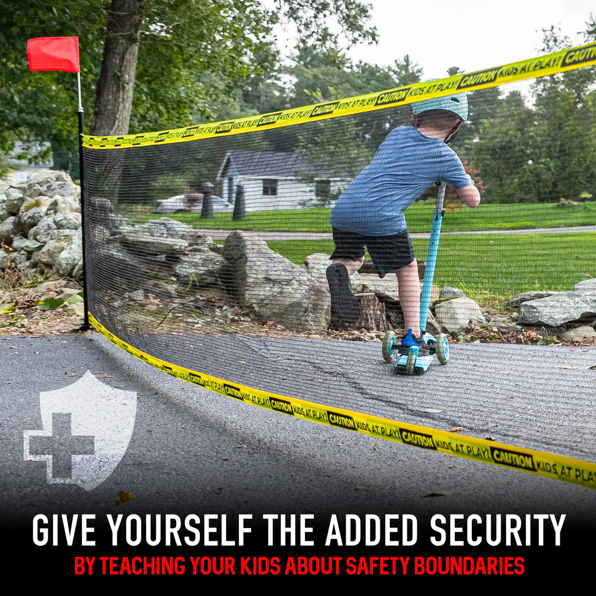 Franklin Sports Retractable Driveway Barrier �C Visual Safety Barrier