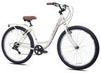 27.5" Concord Laguna Comfort Bicycle, 27.5" Wheels, Fits Adult Riders 5'4"-6'2", Unisex, Cream