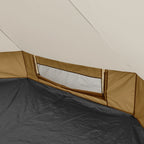 Ozark Trail 15' x 15' 8-Person Bell Tent with String Lights, 22.57 lbs