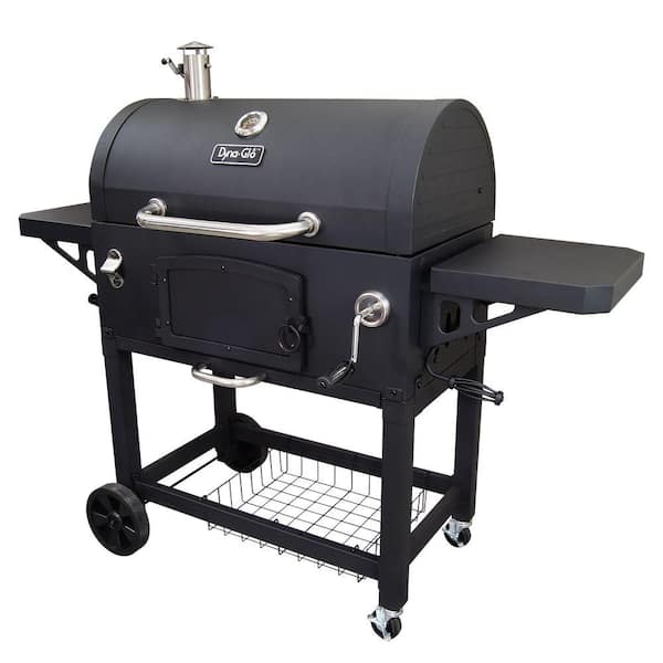 Heavy-Duty Extra-Large Charcoal Grill in Black