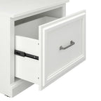 Woodland 24W Hall Tree & Shoe Bench w/ Drawer in White Ash - Engineered Wood