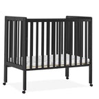 Delta Children Lee Portable Folding Mini Crib with 1.5-Inch Mattress - Greenguard Gold Certified, Bianca White