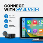 Car Tablet Pro Max 2025 Model, 10.26" HD Touch Carplay & Android Auto Screen, 4K Dash Cam Dual Camera with Voice Control, Mirror Link, Bluetooth, GPS Navigation, 1080p Backup Camera 64/128G