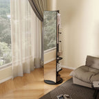 Full-Length Mirror on Rubber Wood Frame 65.7 x 17.7 Inches Ideal for Dressing Rooms and Living Spaces for Versatile Use