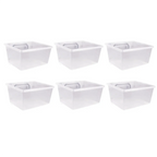 ToughBuilt Portable 2-in-1 Rolling Tool Box with Wheels & Stackable Design