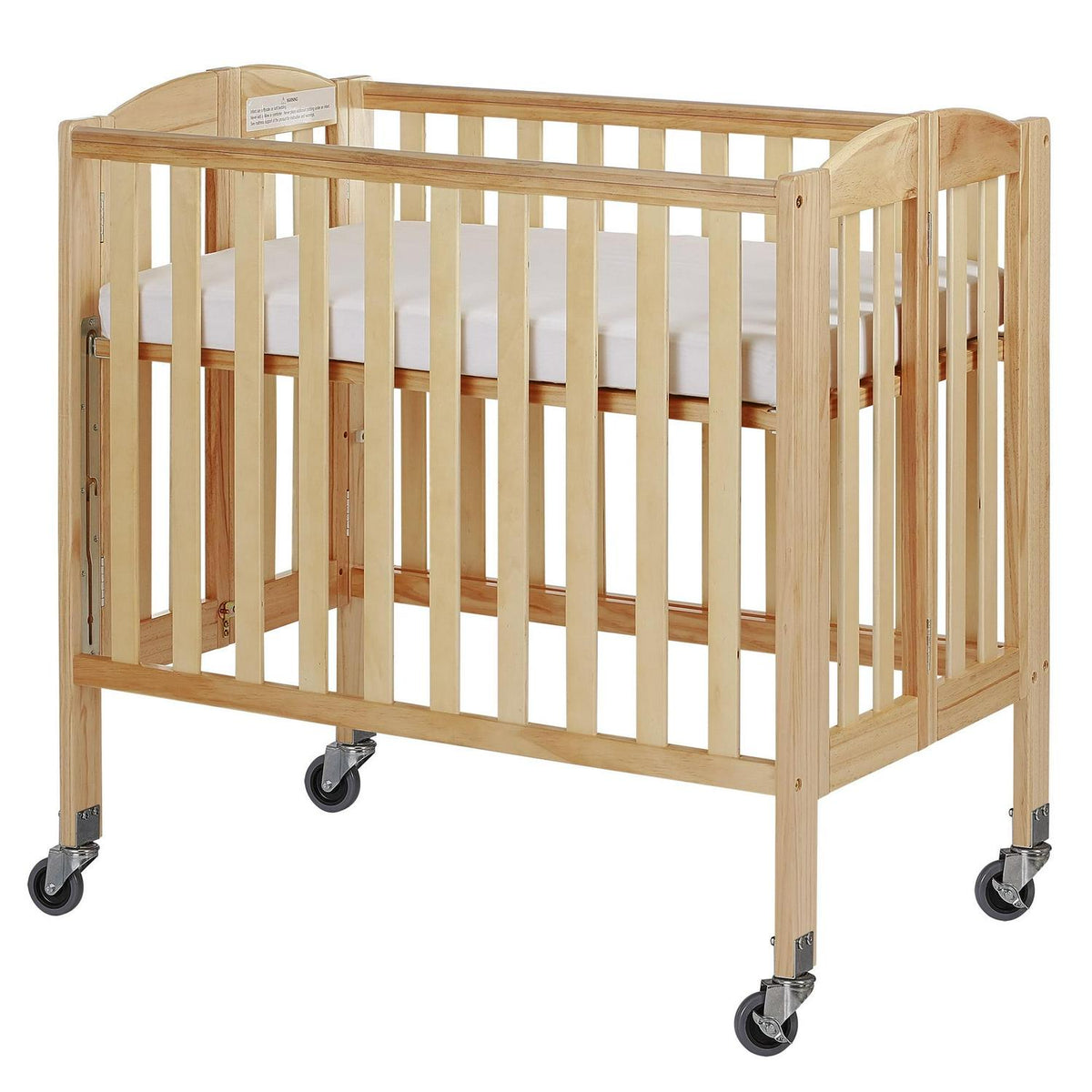 Dream On Me Birch 3-in-1 Folding Portable Mini Crib. Natural