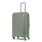 American Tourister Stratum 2.0 24-Inch Hardside Checked Luggage with Spinner Wheels - Jade Green