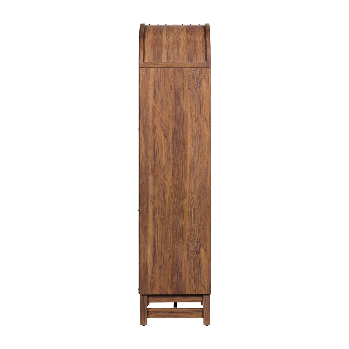Better Homes & Gardens Juliet Narrow Arch Bookcase, Rich Black and Light Honey
