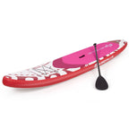Goplus 10.5�?Inflatable Stand Up Paddle Board SUP W/Carrying Bag Aluminum Paddle Pink
