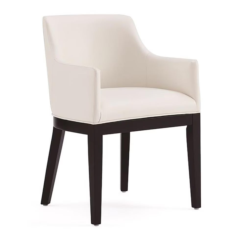 Gansevoort Modern Faux Leather Dining Armchair